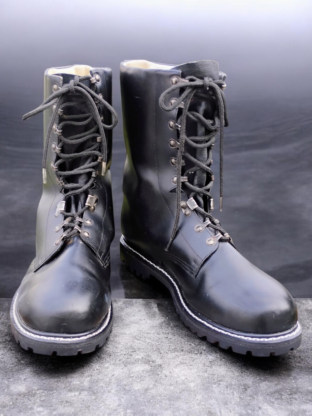 Mil-Tec German Paratrooper Springerstiefel Combat Boots Chunky Size 47 US ~13.5